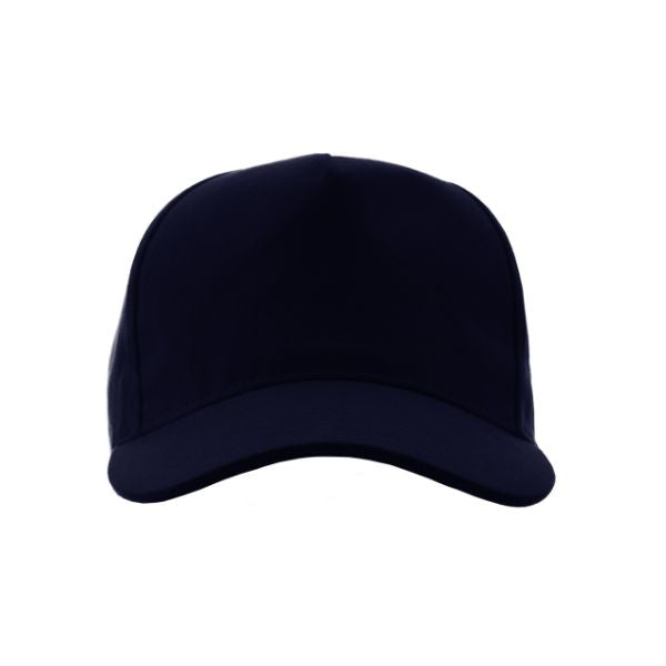 Boné para adulto na cor azul marinho.
