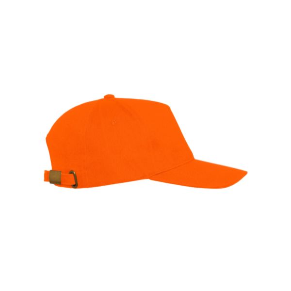 Boné para adulto na cor laranja.