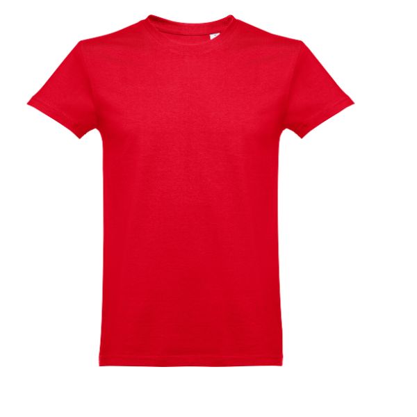 T-shirt para homem na cor vermelha.