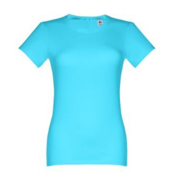 T-shirt para senhora na cor azul atol.