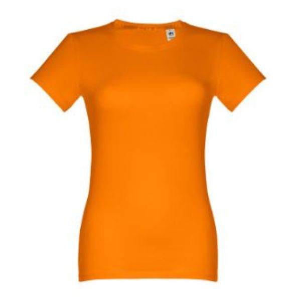 T-shirt para senhora na cor laranja.