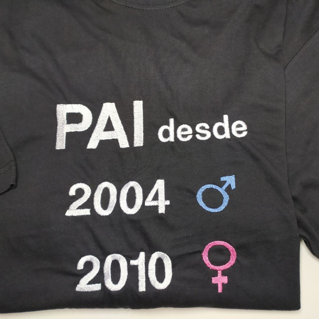 BORDADO "PAI DESDE..."