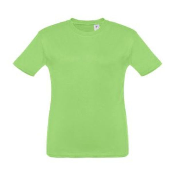 t-shirt para criança na cor verde maçã.