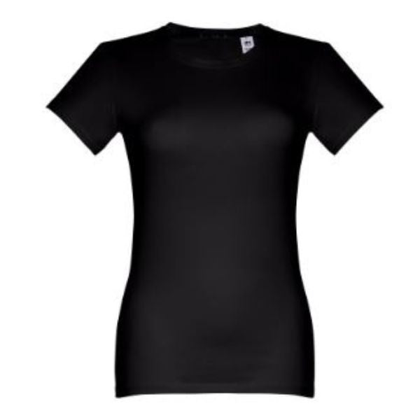 T-shirt para senhora na cor preta.