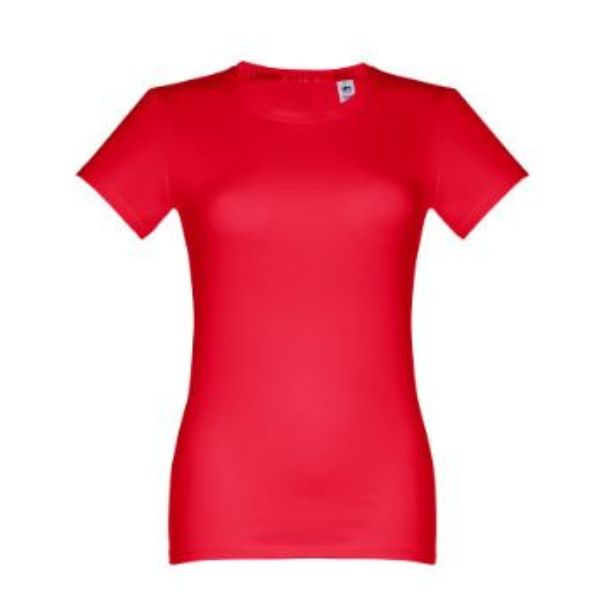 T-shirt para senhora na cor vermelha.
