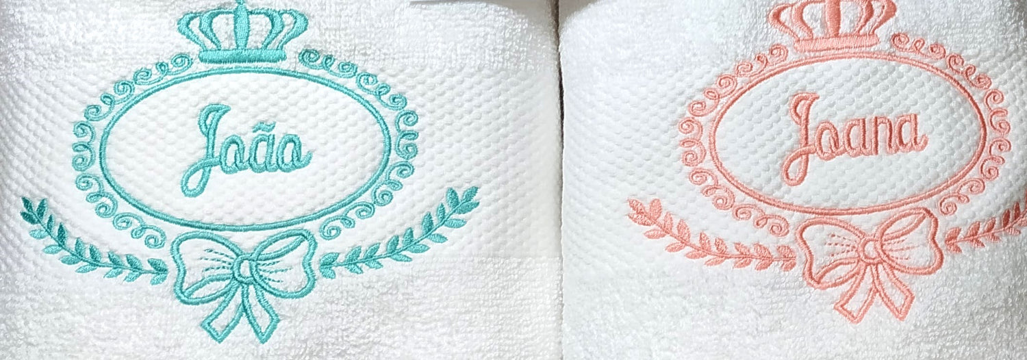 Toalha de banho personalizada com nome