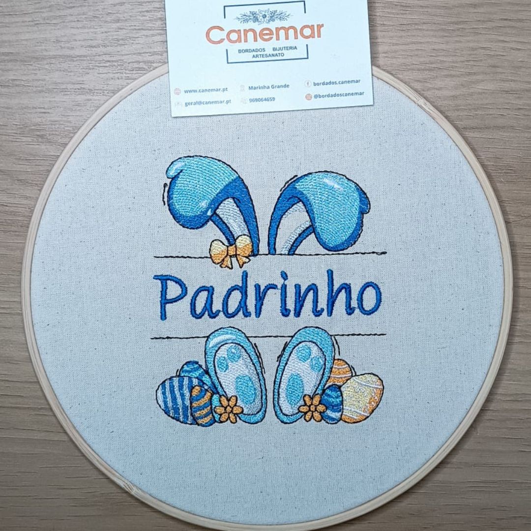 BASTIDOR BORDADO ESPECIAL DE  PÁSCOA