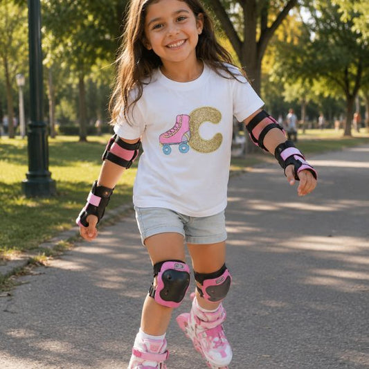 T-SHIRT CRIANÇA PERSONALIZADA COM BORDADO "PATIM" | ROUPA BORDADA PARA MENINA