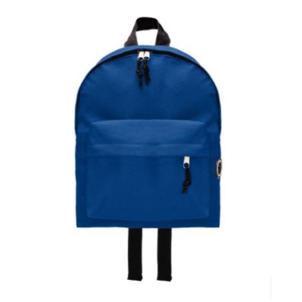 Mochila azul real.
