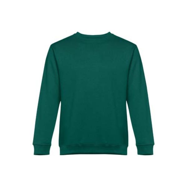 Sweatshirt sem capuz, verde floresta, onde pode ser feito o bordado "Perdizes".